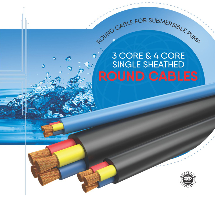 3 and 4 Core Round cable